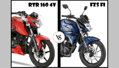 RTR 160 4V Vs FZs Fi V2
