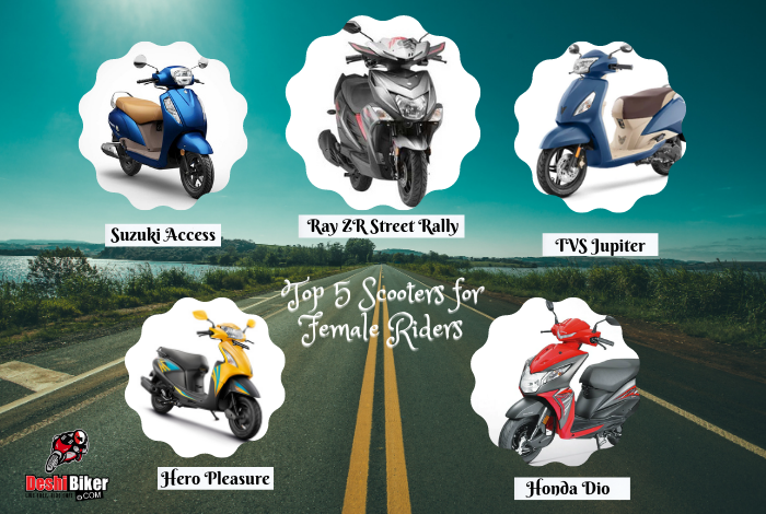 top 5 scooters for female riders