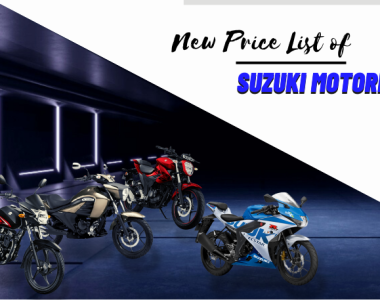 New Price List of Suzuki