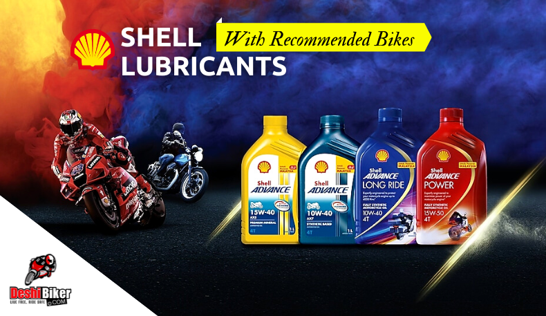 Shell Lubricants With Recommended Bikes
