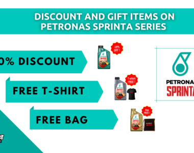 Petronas Discount and Gift on Sprinta Series