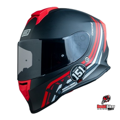 ORIGINE Dinamo Sleeper Helmets - Matt Black-Red price in BD