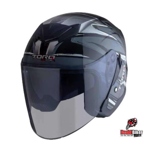 TORQ Arrow Revali Helmets - Glossy Grey-Black price in BD