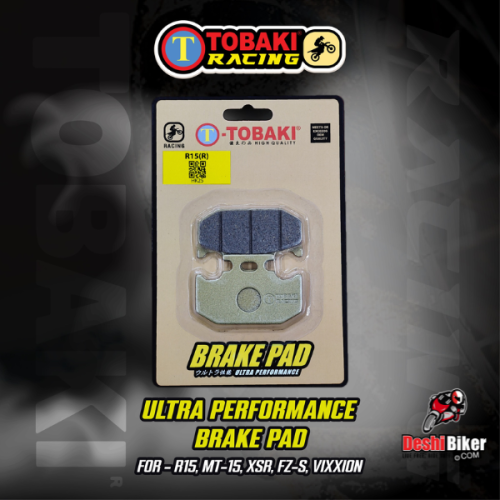 Tobaki Rear Brake Pad For- R15, MT15, FZS, XSR, VIXXION Price in Bangladesh