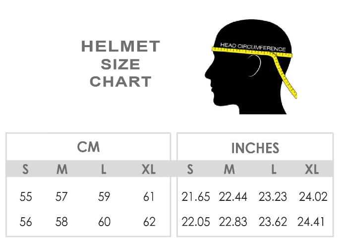 helmet size chat