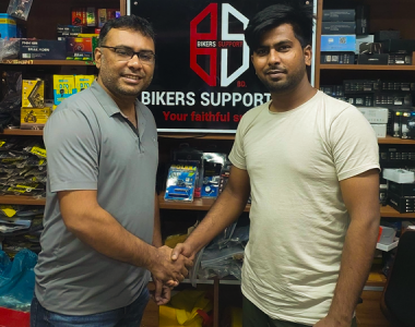 BS Lighting joined as the official Motorcycle Lighting partner of Deshi Biker