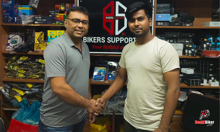 BS Lighting joined as the official Motorcycle Lighting partner of Deshi Biker