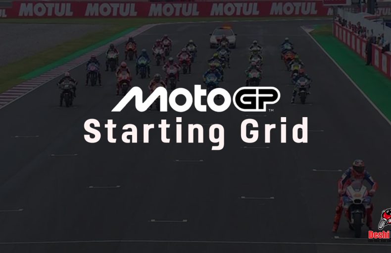 MotoGP Starting Grid