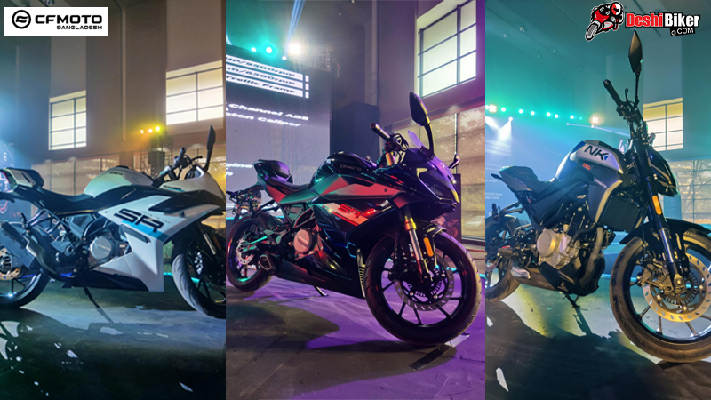 CF Moto launched three premium motorcycles in Bangladesh