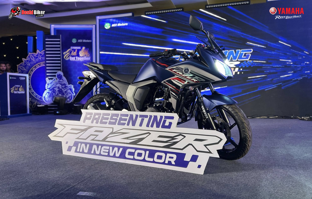 Yamaha Fazer V2.0 backed in new color