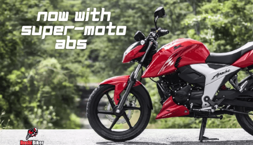 Tvs Apache Rtr 160 4v Is Now With Abs